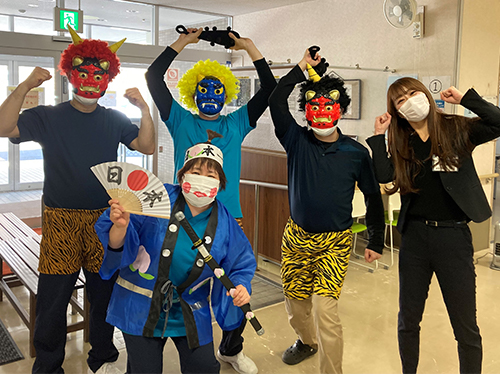 明るく元気な職員